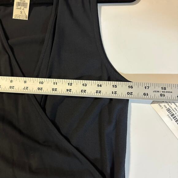 Ann Taylor Black Dress Small NWT Drape - Picture 5 of 6